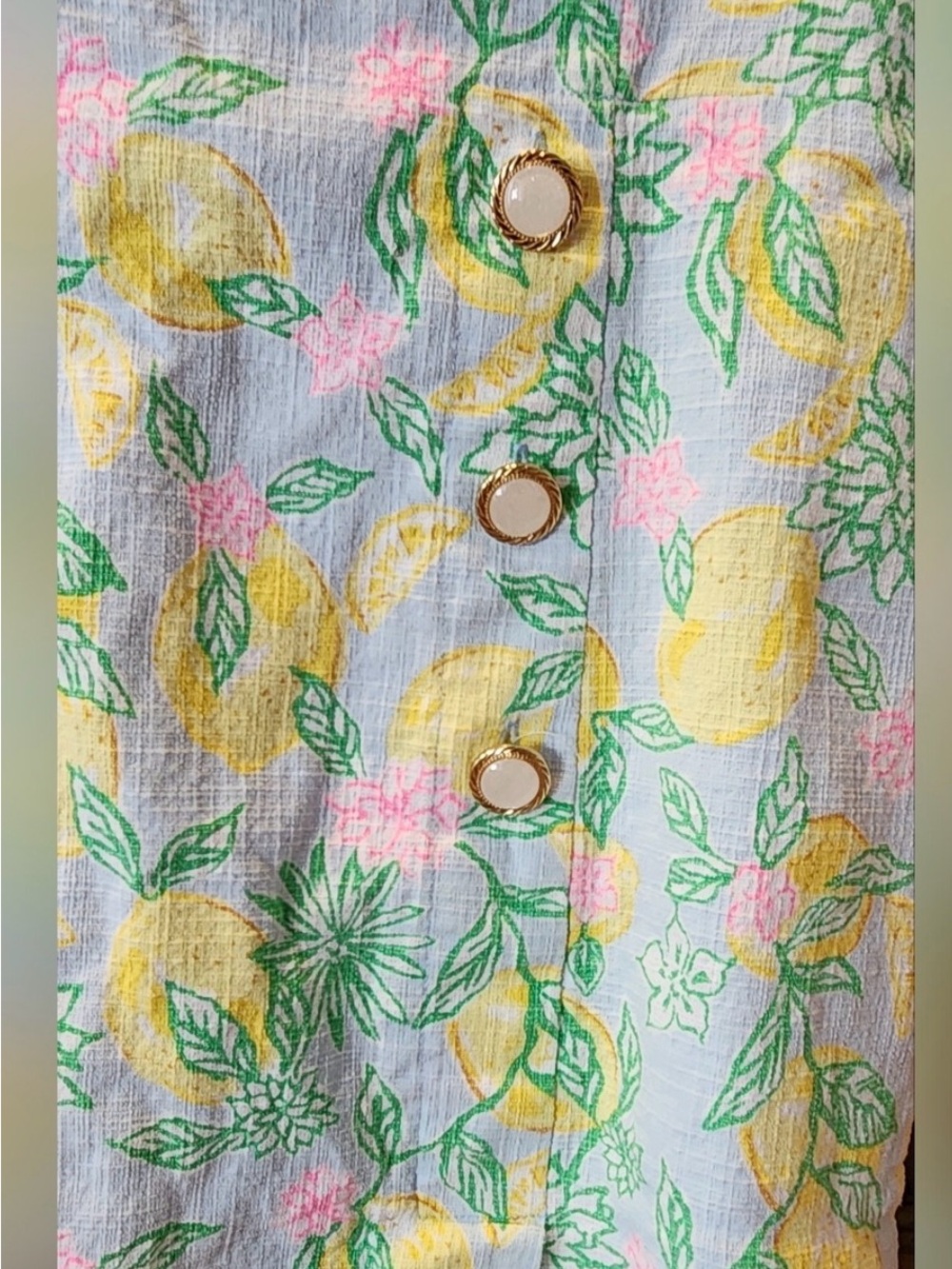 Lilly Pulitzer Kalinara Skirted Romper in "Bluette Make Lemonade". - Picture 4 of 5
